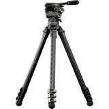 Tilta CT08 75mm Cine Fluid Head with 3-Stage Carbon Fiber Tripod Legs