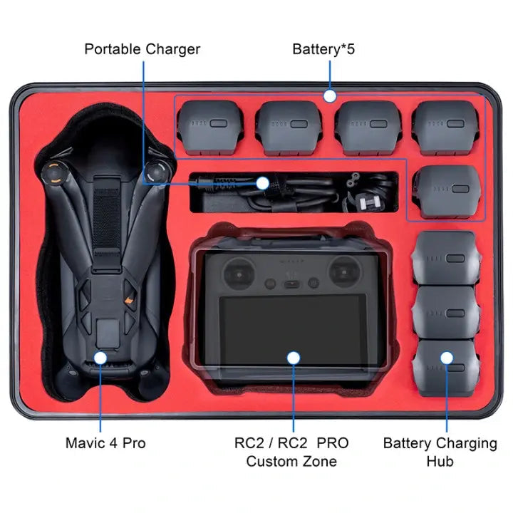 Hard Case For DJI Mavic 4 Pro Price in Pakistan - V3 Shopping